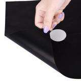 4pcs reutilizable antiadherente de la hoja de quemadores de gas de cocina de la hornilla del protector de la cubierta del trazador de líneas Clean Mat Pad para cocina de la herramienta de limpieza