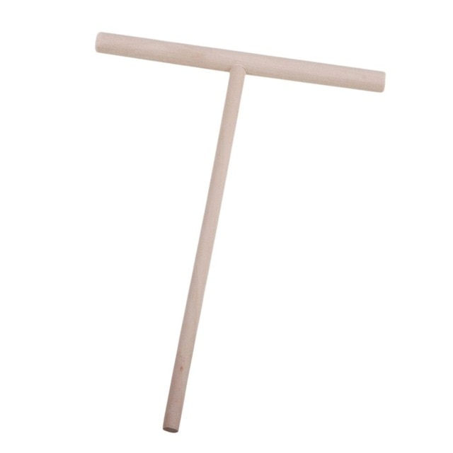 1 Juego de accesorios de cocina de madera con letra T, herramienta, fabricante de panqueques lisos, cocina de huevo, sartén, antiadherente, hornear en casa