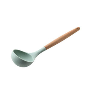 1PC Silicona Turner Cuchara de sopa Espátula Cepillo Raspador Pasta Servidor Batidor de huevo Cocina Herramientas de cocina Utensilios de cocina Rosa / Negro / Verde