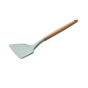 1PC Silicona Turner Cuchara de sopa Espátula Cepillo Raspador Pasta Servidor Batidor de huevo Cocina Herramientas de cocina Utensilios de cocina Rosa / Negro / Verde