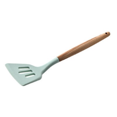 1PC Silicona Turner Cuchara de sopa Espátula Cepillo Raspador Pasta Servidor Batidor de huevo Cocina Herramientas de cocina Utensilios de cocina Rosa / Negro / Verde