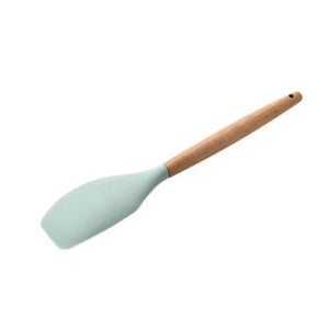 1PC Silicona Turner Cuchara de sopa Espátula Cepillo Raspador Pasta Servidor Batidor de huevo Cocina Herramientas de cocina Utensilios de cocina Rosa / Negro / Verde