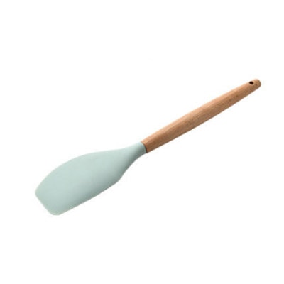 1PC Silicona Turner Cuchara de sopa Espátula Cepillo Raspador Pasta Servidor Batidor de huevo Cocina Herramientas de cocina Utensilios de cocina Rosa / Negro / Verde