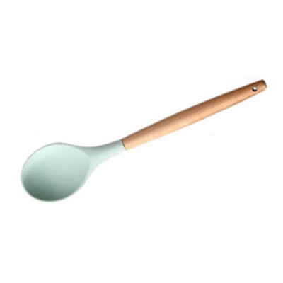 1PC Silicona Turner Cuchara de sopa Espátula Cepillo Raspador Pasta Servidor Batidor de huevo Cocina Herramientas de cocina Utensilios de cocina Rosa / Negro / Verde