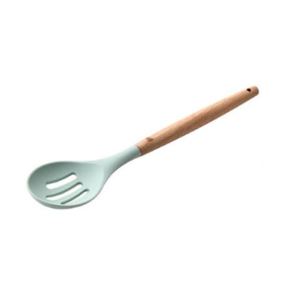 1PC Silicona Turner Cuchara de sopa Espátula Cepillo Raspador Pasta Servidor Batidor de huevo Cocina Herramientas de cocina Utensilios de cocina Rosa / Negro / Verde