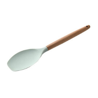 1PC Silicona Turner Cuchara de sopa Espátula Cepillo Raspador Pasta Servidor Batidor de huevo Cocina Herramientas de cocina Utensilios de cocina Rosa / Negro / Verde