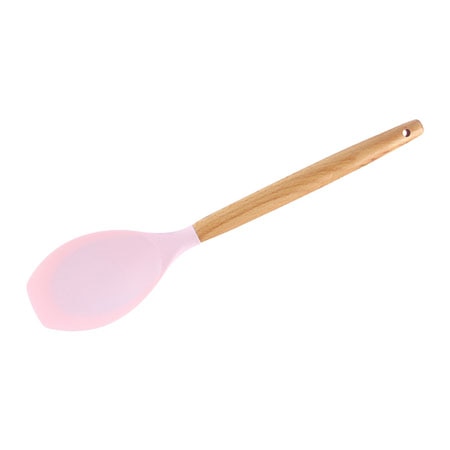 1PC Silicona Turner Cuchara de sopa Espátula Cepillo Raspador Pasta Servidor Batidor de huevo Cocina Herramientas de cocina Utensilios de cocina Rosa / Negro / Verde