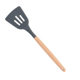 1PC Silicona Turner Cuchara de sopa Espátula Cepillo Raspador Pasta Servidor Batidor de huevo Cocina Herramientas de cocina Utensilios de cocina Rosa / Negro / Verde
