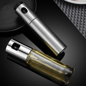 Vidrio Rociador de aceite de oliva Herramientas de cocina Acero inoxidable Vinagre Rociador de aceite Dispensador de botellas vacías Ensalada de cocina Barbacoa herramienta mx9271512