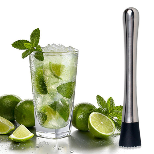 Cóctel para Bar de cócteles barras de acero inoxidable Mezclador bebida de frutas Muddler Hielo picado Barra de Herramientas para Bar Muddler Cocina Supplie