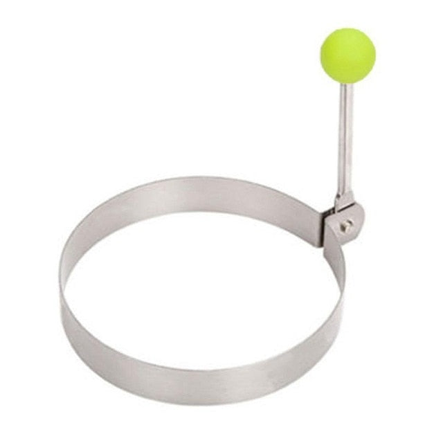 Recién llegado Molde de panqueque de huevo frito caliente Molde de molde de acero inoxidable Molde Anillos de cocina Corazón Herramienta de cocina